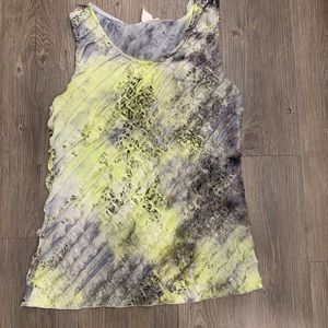 Green and Gray snakeskin design Tank Top